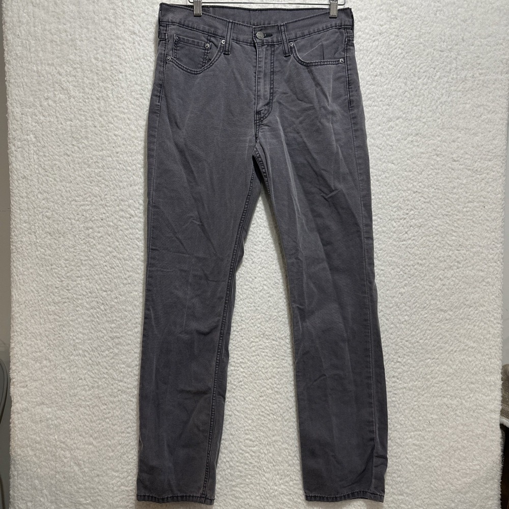Levi's 514 Padox Canvas Pants Men's Gray Actual Size 32x32‎